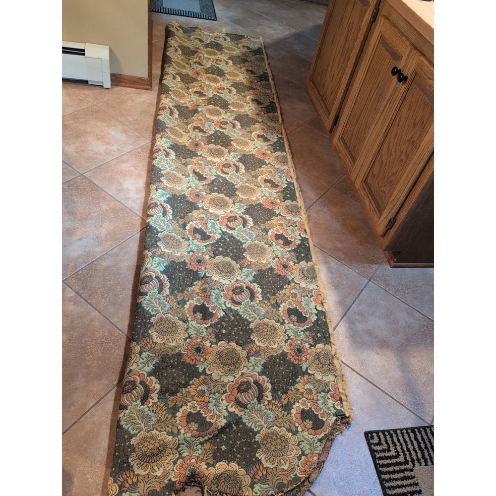 Vintage Retro Fabric Floral Tapestry 52